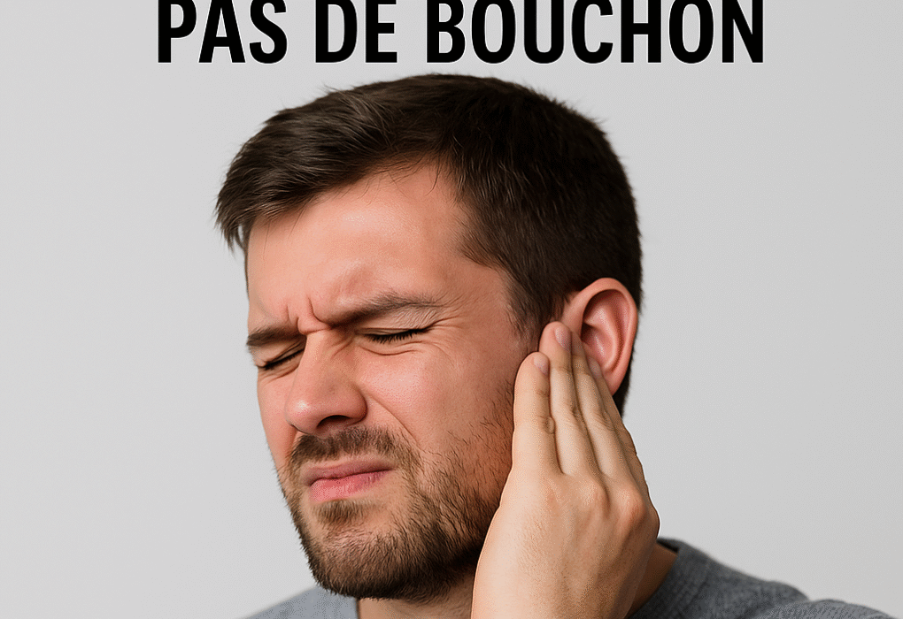 Sensation oreille bouchée mais pas de bouchon